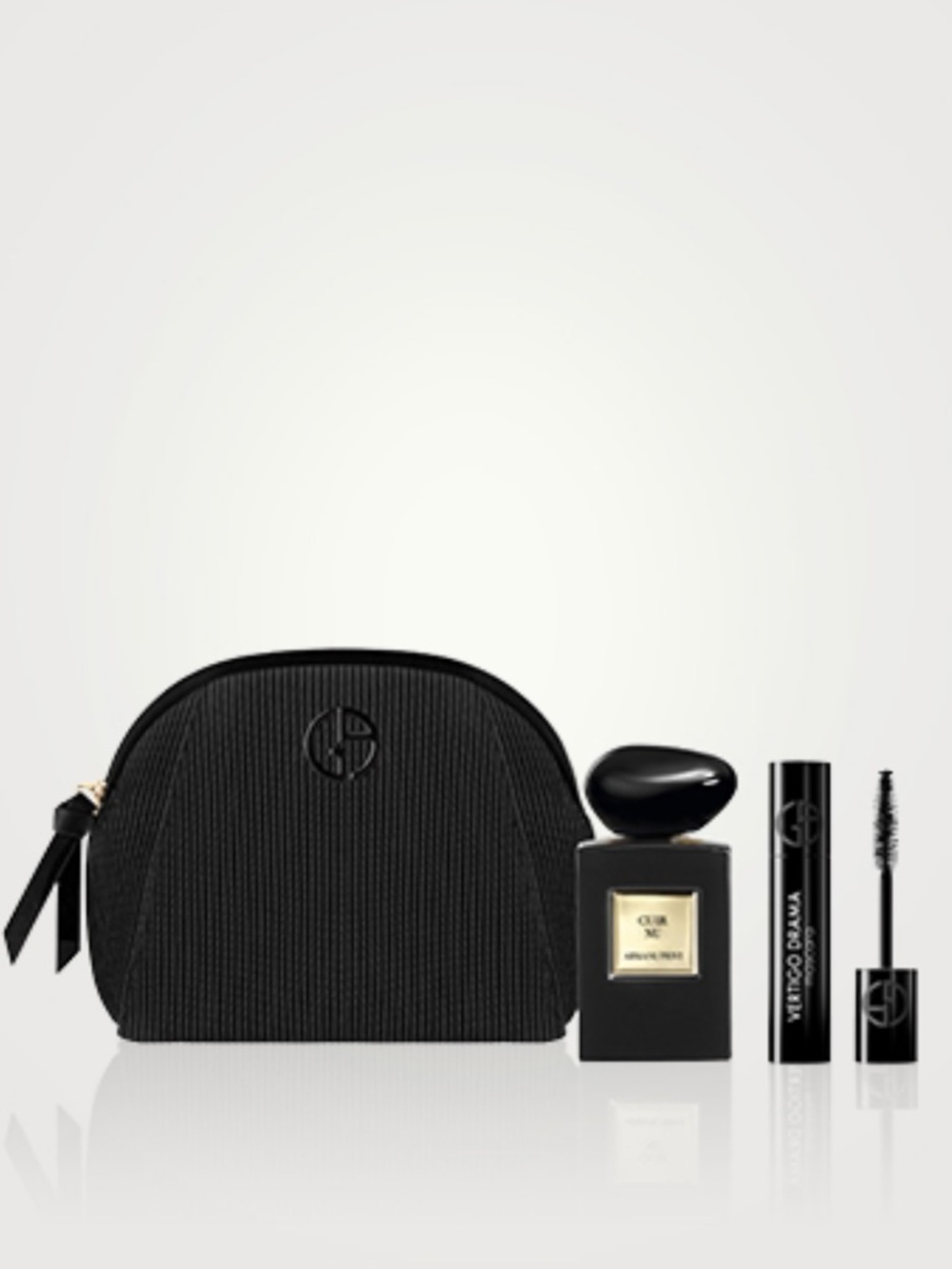 Giorgio Armani 3-pc Cuir Nu Perfume/Mascara/ Pouch Set Brand New Best Gift GWP